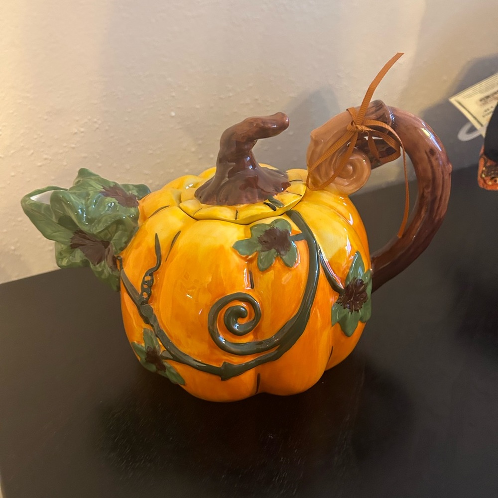 Blue Sky Fall Teapot